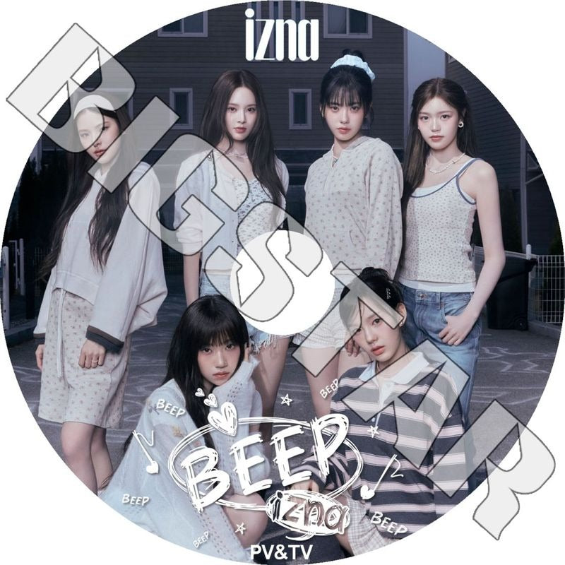K-POP DVD/ iZNA 2025 2nd PV/TV Collection★BEEP SIGN IZNA/ IZNA イズナ マイ ジミン ジユン ココ サラン ジョンウン セビ KPOP DVD