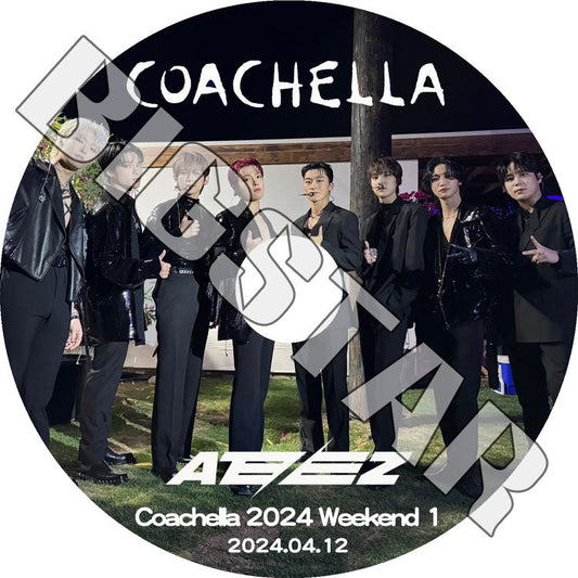 K-POP DVD/ ATEEZ COACHELLA 2024 WEEKEND 1 (2024.04.12) (日本語字幕なし)/ ATEEZ エーティーズ ATEEZ KPOP DVD