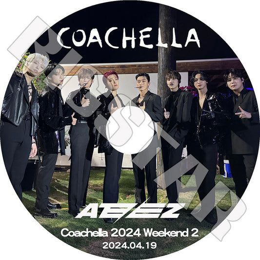 K-POP DVD/ ATEEZ COACHELLA 2024 WEEKEND 2 (2024.04.19) (日本語字幕なし)/ ATEEZ エーティーズ ATEEZ KPOP DVD