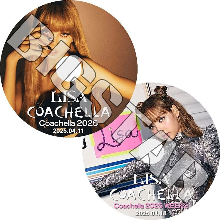 K-POP DVD/ BLACK PINK LISA COACHELLA コンサート (2枚set) (2025.04.11-04.18) (日本語字幕なし)/ BLACK PINK ブラックピンク LISA リサ