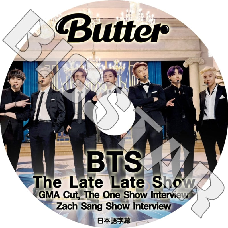 K-POP DVD/ BTS BUTTER THE LATE LATE SHOW 他 (日本語字幕あり)/ 防弾少年団 バンタン RM ジン JIN シュガ SUGA ジェイホープ J-HOPE..