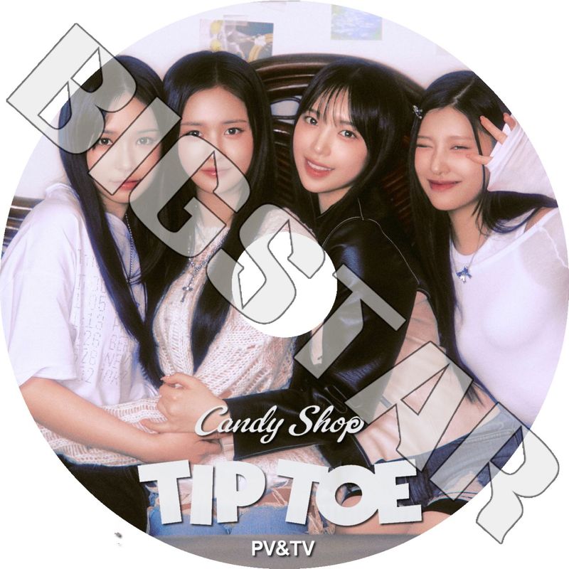 K-POP DVD/ Candy Shop 2025 PV&TV★TIP TOE Don't Cry Good Girl/ Candy Shop キャンディーショップ ソラム ユイナ スイ サラン ジュリア KPOP