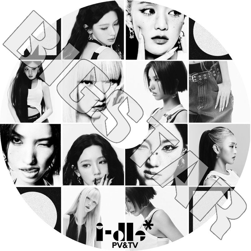K-POP DVD/ I-DLE 2026 PV/TV COLLECTION★Mono Good Thing Girlfriend Klaxon Super Lady Fate Wife I Want That Queencard..