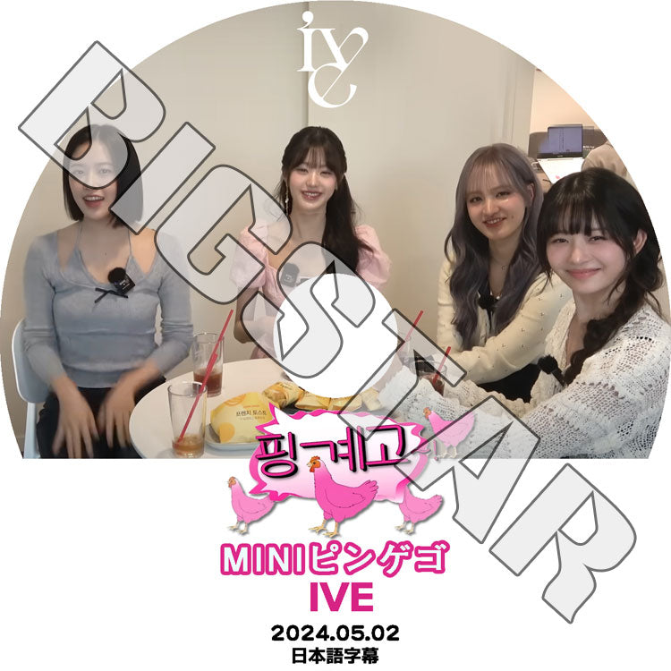 K-POP DVD/ IVE 楽な弟たちはピンゲゴ (2024.05.02) (日本語字幕あり)/ IVE アイブ ユジン ガウル レイ ウォニョン リズ イソ IVE KPOP DVD