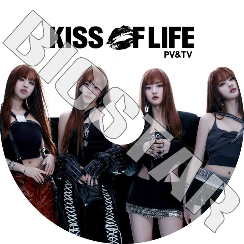 K-POP DVD/ KISS OF LIFE 2025 PV&TV★Lips Hips Kiss Get Loud Sticky Midas Touch Bad News Nobody Knows Shhh/ キスオブライフ ジュリー..