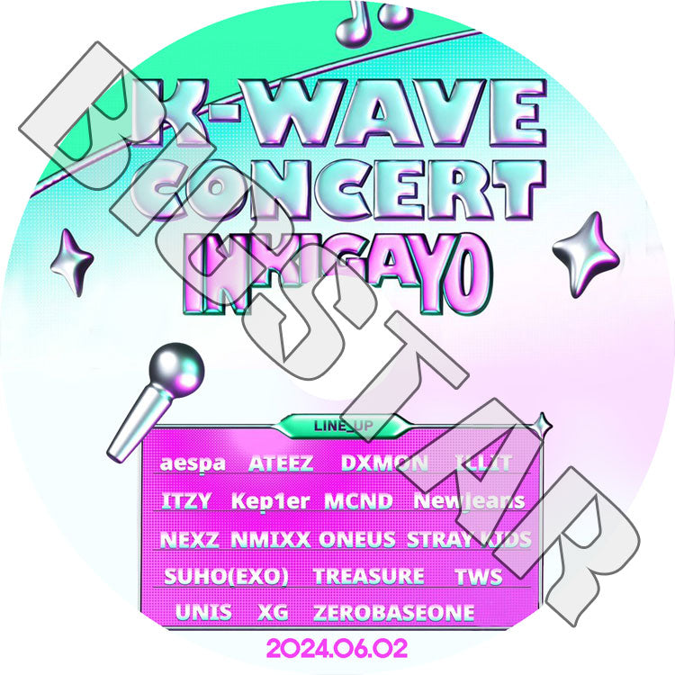 K-POP DVD/ 2024 人気歌謡 K-WAVE CONCERT (2024.06.02)/ STRAY KIDS aespa Newjeans ATEEZ ITZY Kep1er ZB1 TWS ILLIT ILLIT 他