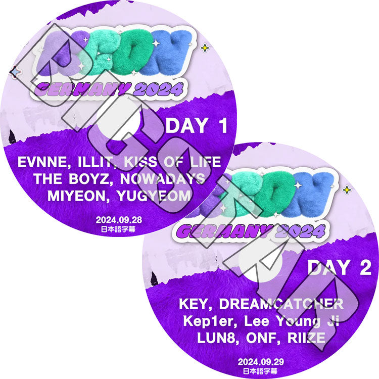 K-POP DVD/ KCON 2024 IN GERMANY 1-2DAY (2枚SET) (2024.09.28-09.29)/ SHINee KEY RIIZE DREAMCHATCHER ONF Kep1er ILLIT..