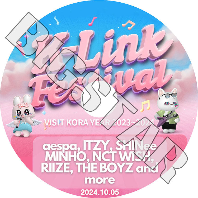K-POP DVD/ K-LINK FESTIVAL (2024.10.05)/ aespa ITZY RIIZE NCT WISH THE BOYZ SHINEE MINHO tripleS KPOP DVD