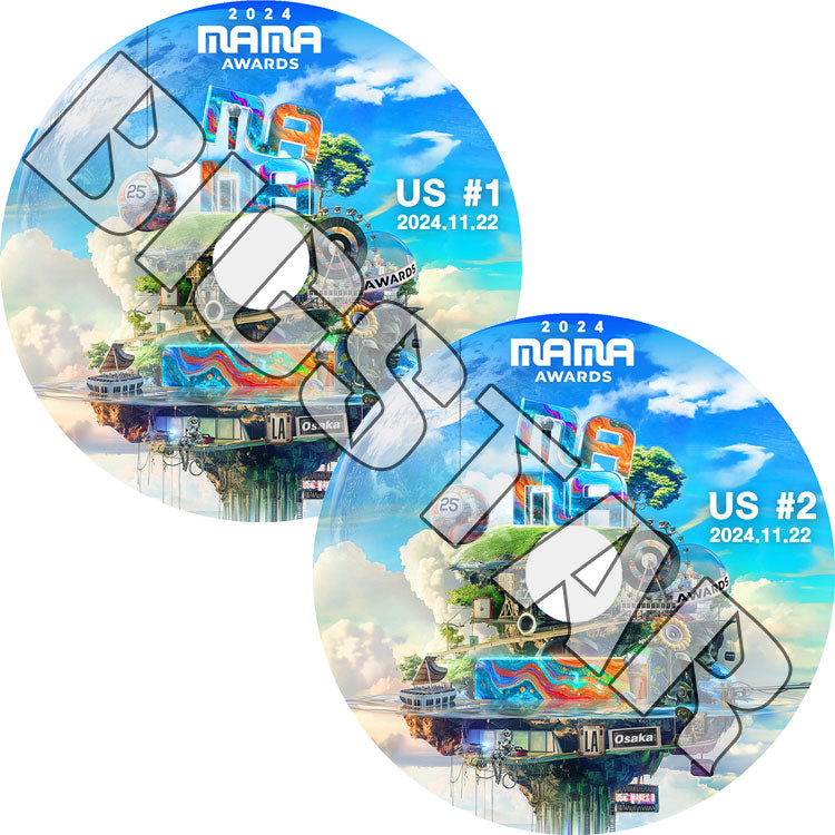 K-POP DVD/ 2024 Mnet Asia Music Awards US (2枚SET) (2024.11.22)/ パクボゴム ILLIT JYP RIIZE TWS KATSEYE YOUNG POSSE 他/ Awards