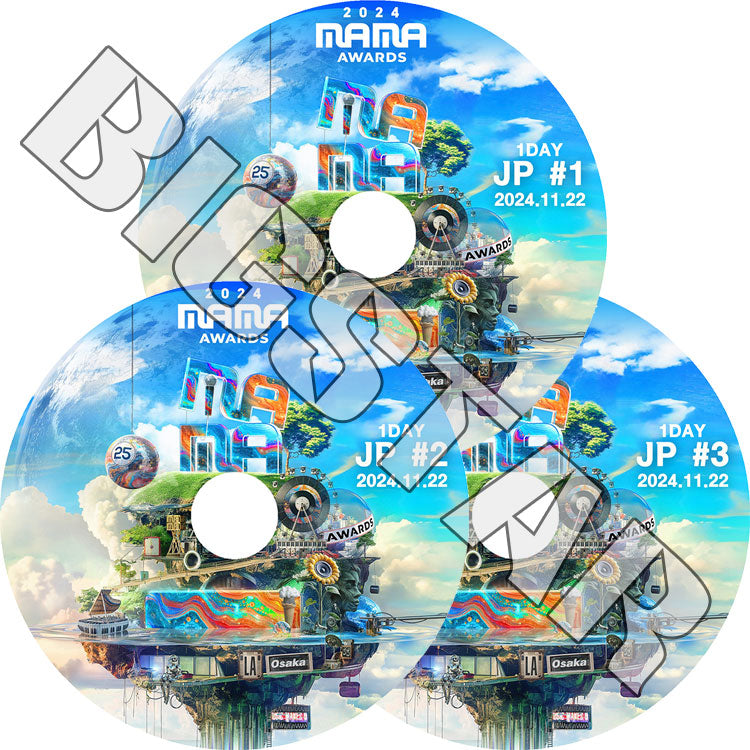 K-POP DVD/ 2024 Mnet Asia Music Awards IN JAPAN 1DAY (3枚SET) (2024.11.22)/ ENHYPEN IVE TXT ROSE TREASURE BOYNEXTDOOR..