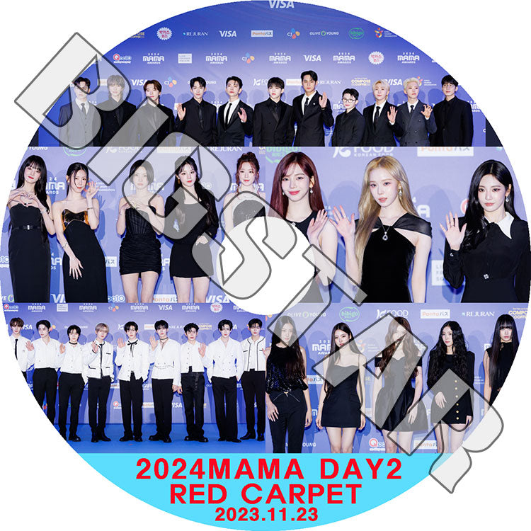 K-POP DVD/ 2024 Mnet Asia Music Awards IN JAPAN 2DAY RED CARPET (2024.11.23)/ SEVENTEEN GD aespa (G)I-DLE ZEROBASEONE INI..