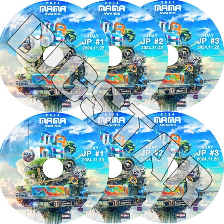 K-POP DVD/ 2024 Mnet Asia Music Awards IN JAPAN 1-2DAY (6枚SET) (2024.11.22 -11.23)/ SEVENTEEN GD aespa ENHYPEN IVE TXT ROSE..