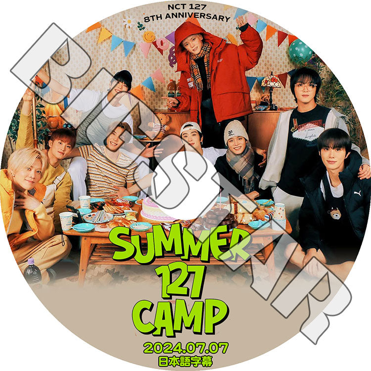 K-POP DVD/ NCT 8年記念 SUMMER CAMP (2024.07.07) (日本語字幕あり)/ NCT エヌシーティー127 NCT KPOP DVD