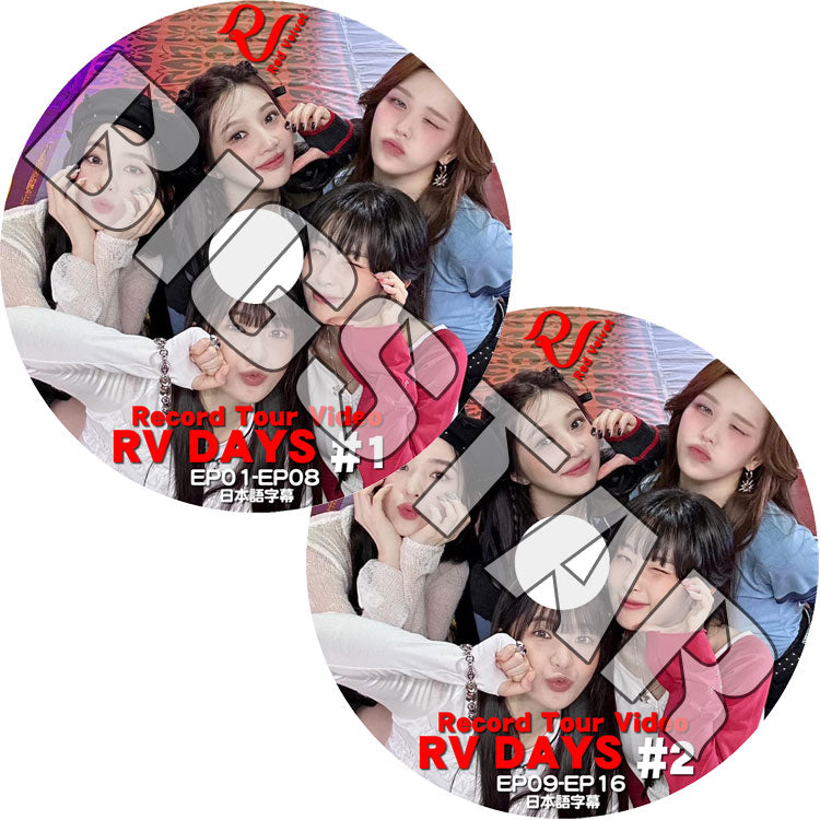 K-POP DVD/ Red Velvet RV DAYS (2枚set) (EP01-EP16) (日本語字幕あり)/ Red Velvet レッドベルベット アイリーン スルギ ウェンディ ジョイ イェリ