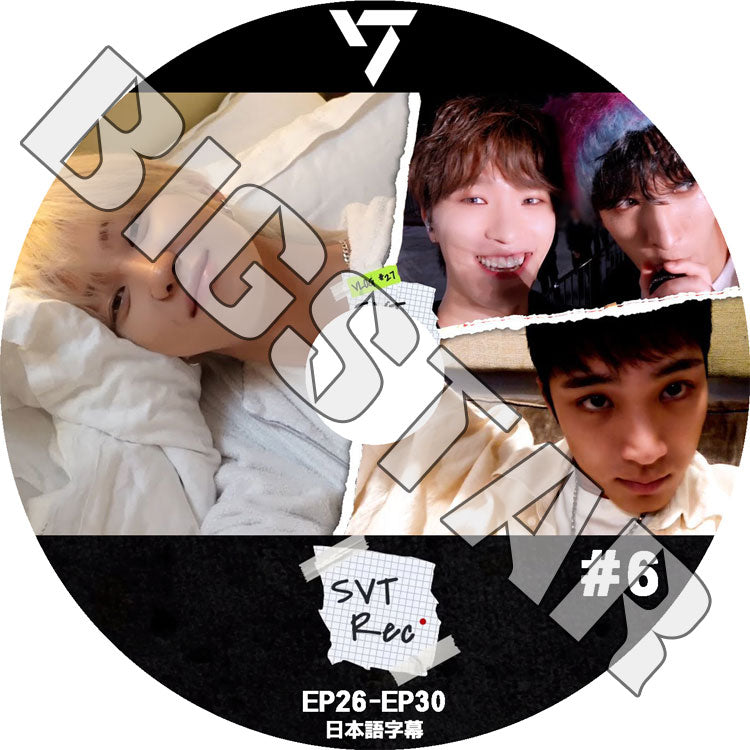 K-POP DVD/ SEVENTEEN RECORD #6 (EP26-EP30) (日本語字幕あり)/ SEVENTEEN セブンティーン セブチ エスクプス ウォヌ ミンギュ バーノン..