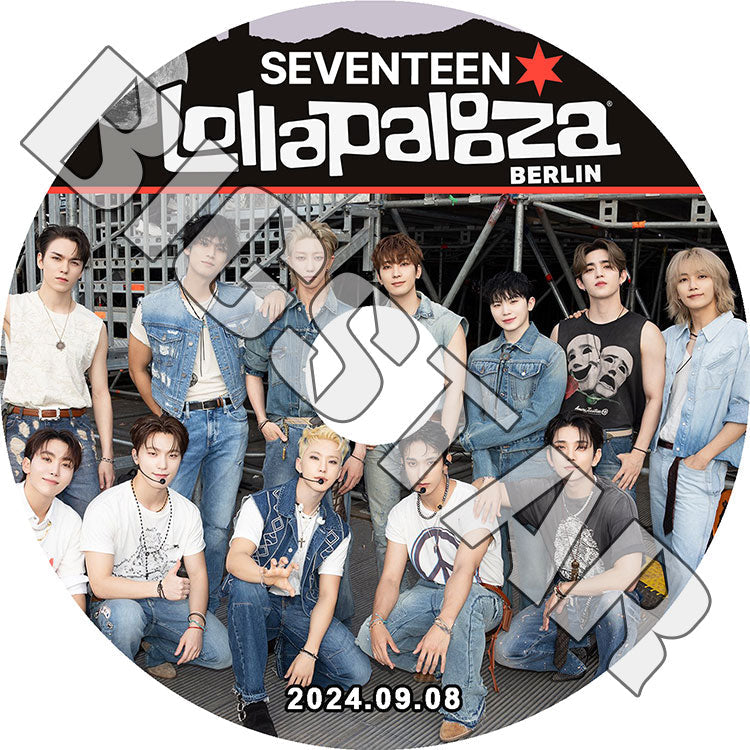 K-POP DVD/ SEVENTEEN 2024 Lollapalooza Berlin (2024.09.08)/ セブンティーン SVT セブチ KPOP DVD