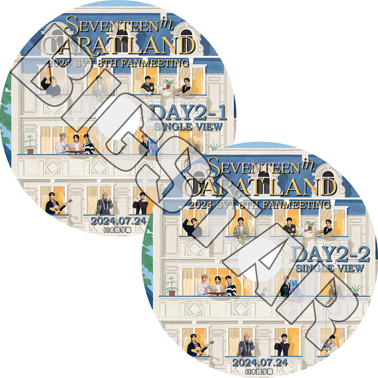 K-POP DVD/ SEVENTEEN 8TH FANNMEETING DAY-2 (2枚SET) (2024.07.24) (日本語字幕あり)/ SEVENTEEN SVT セブンティーン セブチ KPOP