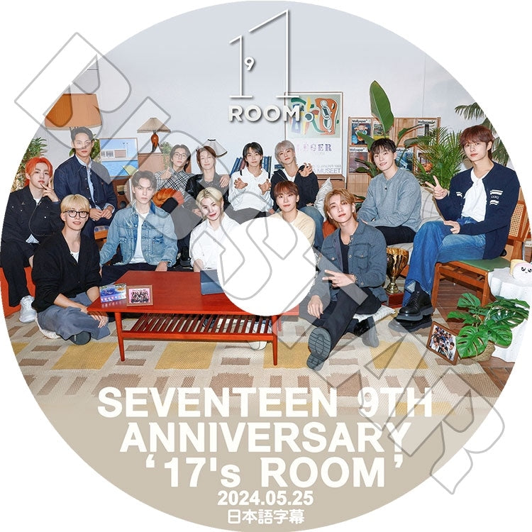 K-POP DVD/ SEVENTEEN 9周年記念 LIVE (2024.05.25) (日本語字幕あり)/ SEVENTEEN セブンティーン セブチ エスクプス ウォヌ ミンギュ バーノン..
