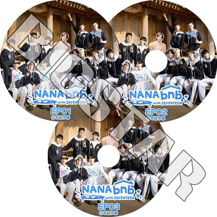 K-POP DVD/ SEVENTEEN NANA BNB (3枚SET) (完) (日本語字幕あり)/ SEVENTEEN セブンティーン セブチ SVT KPOP DVD
