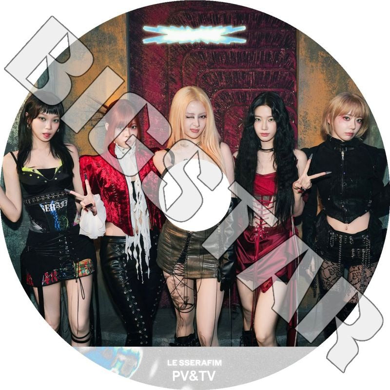 K-POP DVD/ LE SSERAFIM 2026 PV/TV☆CELEBRATION SPAGHETTI HOT CRAZY