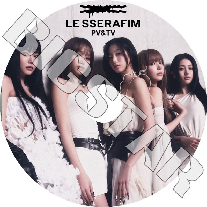 K-POP DVD/ LE SSERAFIM 2025 PV/TV★HOT CRAZY EASY Perfect Night UNFORGIVEN ANTIFRAGILE FEARLESS/ LE SSERAFIM ル セラフィム