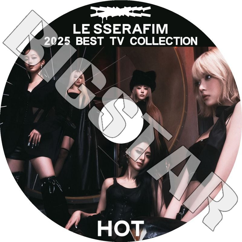 K-POP DVD/ LE SSERAFIM 2025 BEST TV COLLECTION★HOT CRAZY EASY Perfect Night UNFORGIVEN ANTIFRAGILE FEARLESS/ ルセラフィム