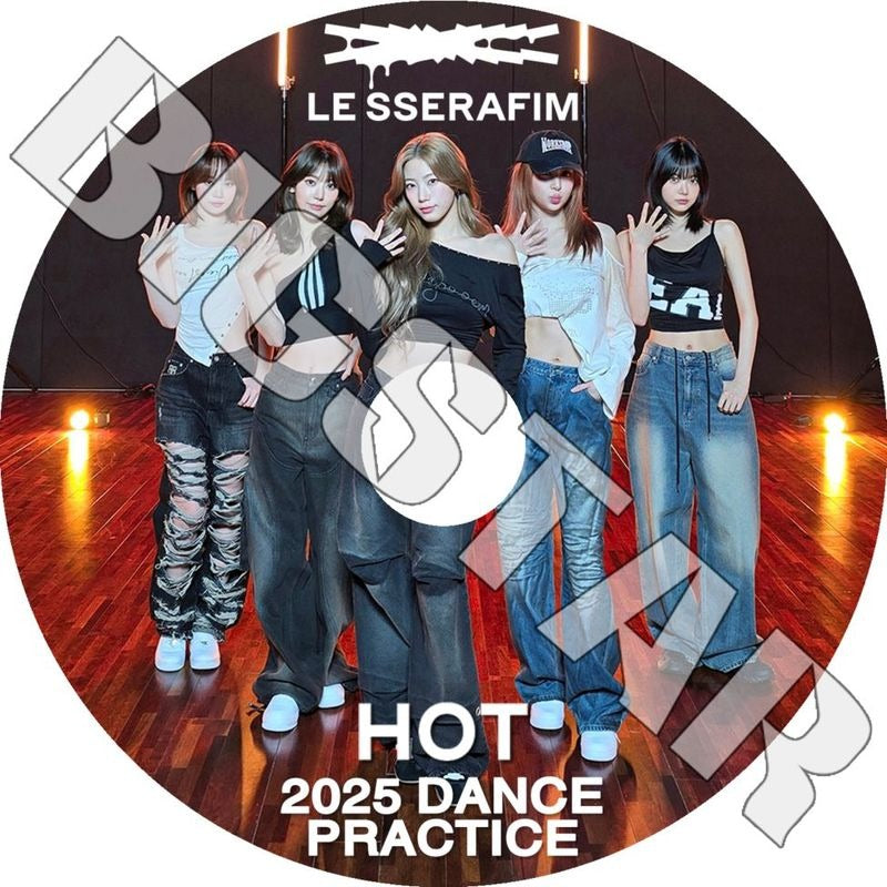 K-POP DVD/ LE SSERAFIM 2025 DANCE PRACTICE★HOT CRAZY EASY Perfect Night UNFORGIVEN ANTIFRAGILE FEARLESS/ ル セラフィム