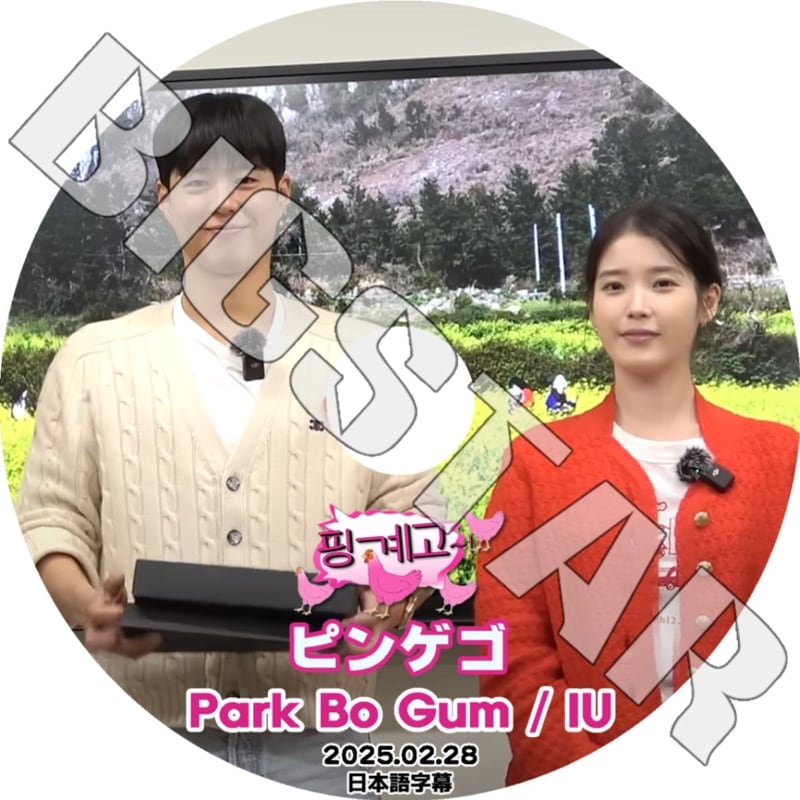 K-POP DVD/ 楽な弟たちはピンゲゴ Park Bo Gum/ IU編 (2025.02.28) (日本語字幕あり)/ Park BoGum パクボゴム IU アイユ KPOP DVD