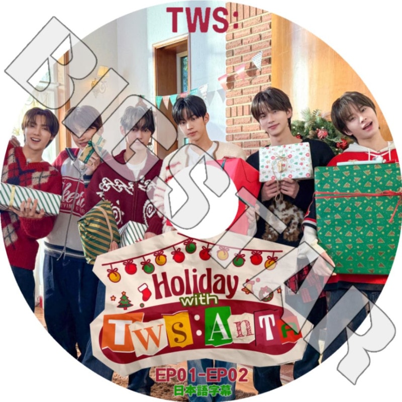 K-POP DVD/ TWS HOLIDAY WITH TWS:ANTA (EP01-EP02) (日本語字幕あり)/ TWS トゥアス シンユ ハンジン ジフン ドフン ギョンミン ヨンジェ KPOP
