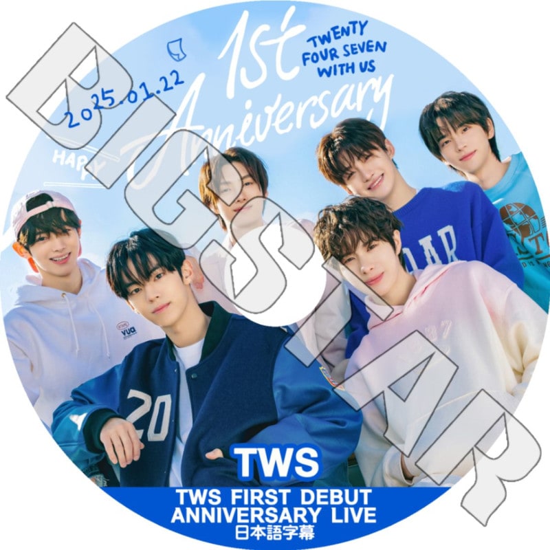 K-POP DVD/ TWS 1周年記念 LIVE (2025.01.22) (日本語字幕あり)/ TWS トゥアス シンユ ハンジン ジフン ドフン ギョンミン ヨンジェ KPOP DVD