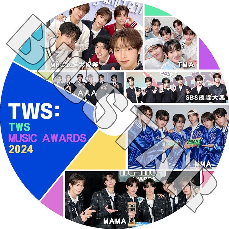 K-POP DVD/ TWS CUT 2024 MUSIC Awards/ TWS トゥアス シンユ ハンジン ジフン ドフン ギョンミン ヨンジェ KPOP DVD