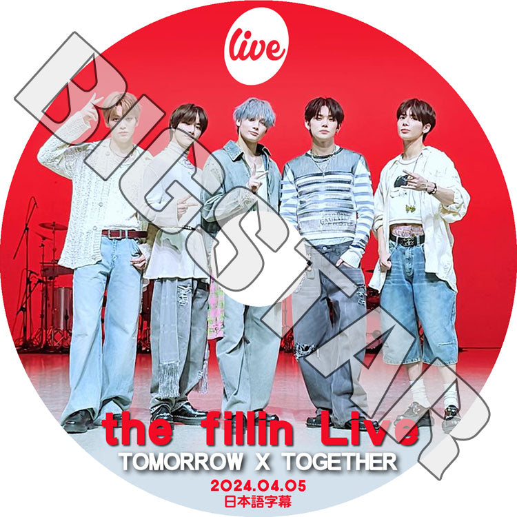 K-POP DVD/ TXT THE FILLIN' LIVE (2024.04.05) (日本語字幕あり)/ TXT トゥモローバイトゥゲザー ヨンジュン スビン ヒュニンカイ テヒョン ボムギュ