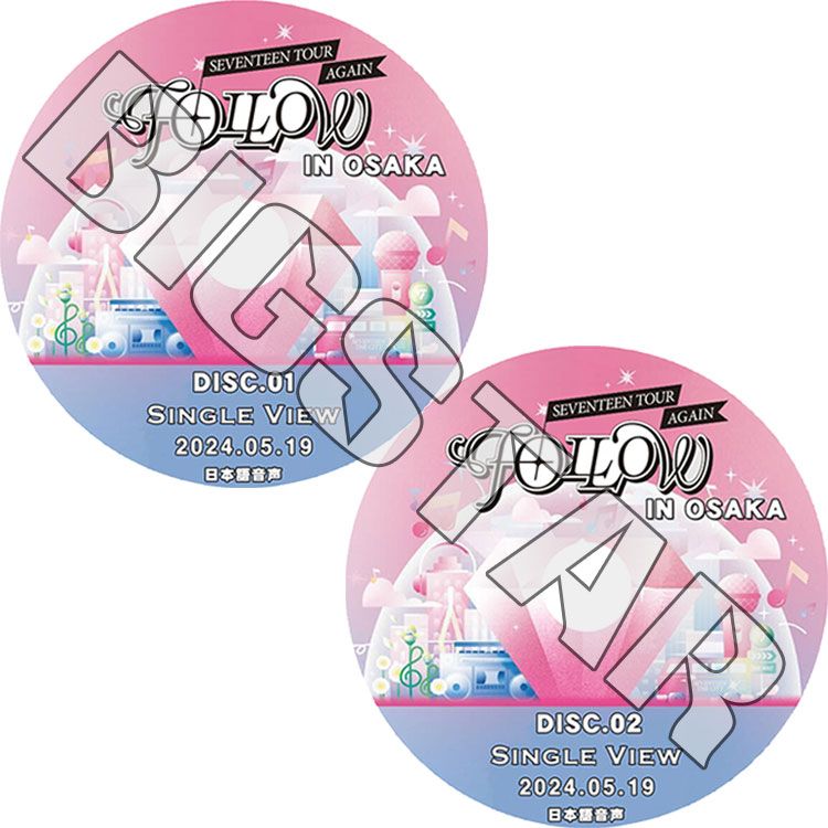 K-POP DVD/ セブンティーン SEVENTEEN 2024 TOUR FOLLOW AGAIN IN OSAKA (2枚SET)(2024.05.19)/ セブンティーン セブチ ツアー 大阪で再びフォロ KPOP