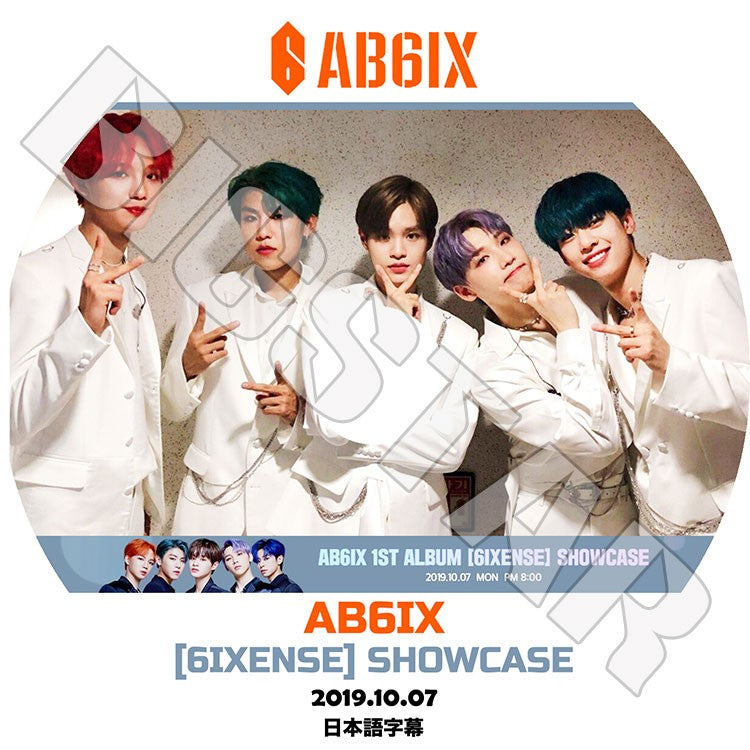 K-POP DVD/ AB6IX 2019 6IXENSE SHOWCASE(2019.10.07)(日本語字幕あり)/エービーシックス ヨンミン チョンウン ドンヒョン ウジン デフィ KPOP DVD
