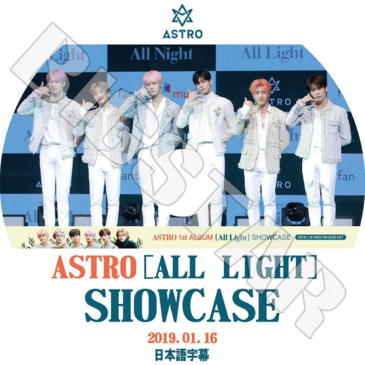 K-POP DVD/ ASTRO 2019 Showcase(2019.01.16) All Light(日本語字幕あり)/ASTRO アストロ ジンジン MJ チャウヌ ムンビン ラキ ユンサナ KPOP
