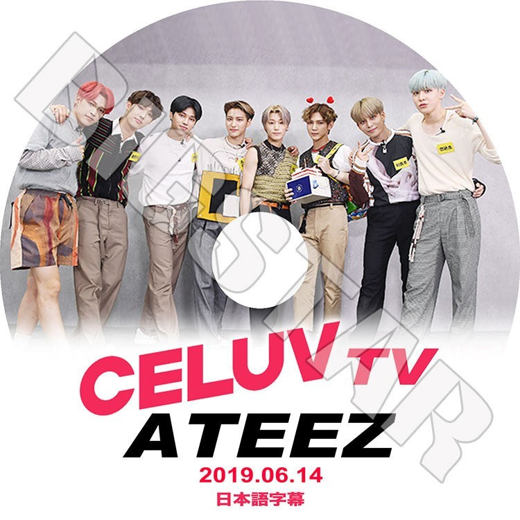K-POP DVD/ ATEEZ CELUV TV (2019.06.14)(日本語字幕あり)/エーティーズ ホンジュン ミンギ ジョンホ サン ソンファ ヨサン ウヨン ユンホ KPOP DVD