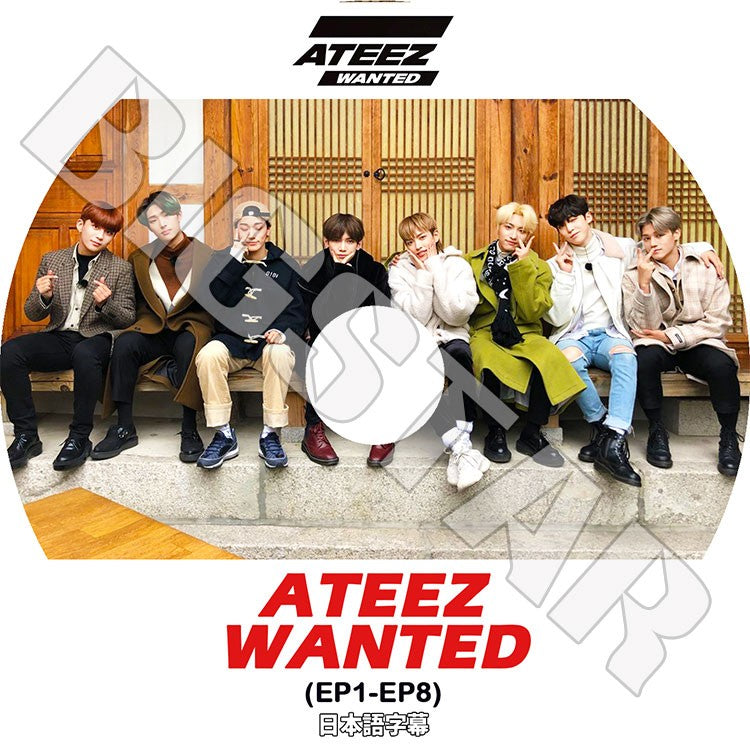 K-POP DVD/ ATEEZ WANTED(EP01-EP08)(日本語字幕あり)/エーティーズ ホンジュン ミンギ ジョンホ サン ソンファ ヨサン ウヨン ユンホ KPOP DVD