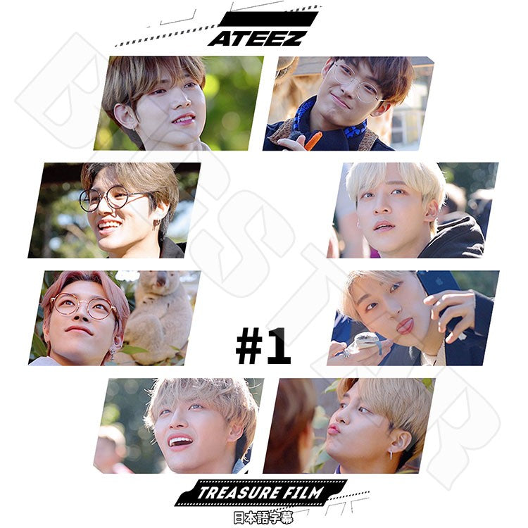 K-POP DVD/ ATEEZ TREASURE FILM #1(日本語字幕あり)/ エーティーズ ホンジュン ミンギ ジョンホ サン ソンファ ヨサン ウヨン ユンホ KPOP DVD