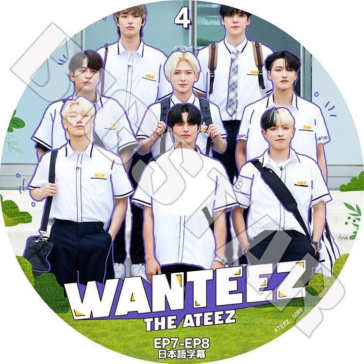 K-POP DVD/ ATEEZ WANTEEZ #4 (EP7-EP8)(日本語字幕あり)/ ATEEZ エーティーズ ソンファ ホンジュン ユンホ ヨサン サン ミンギ ウヨン ジョンホ