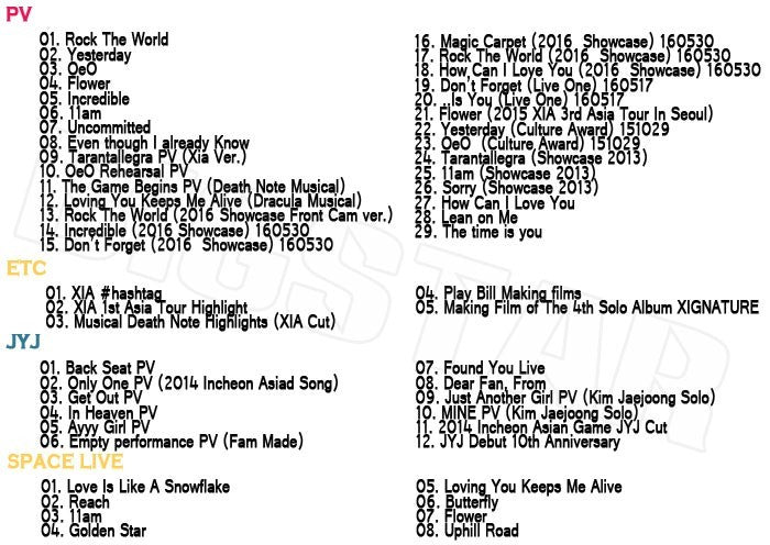 Blu-ray/ XIA JUNSU 2016 BEST COLLECTION★Rock The World Yesterday OeO FLOWER/ジェイワイジェイ シアジュンス ブルーレイ KPOP