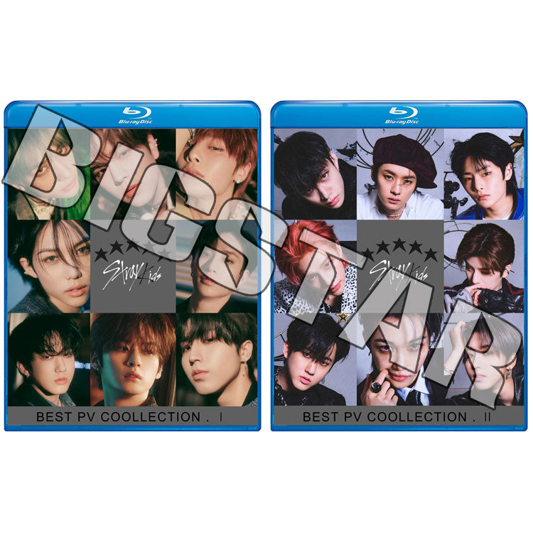 Blu-ray/ STRAY KIDS 2023 BEST PV #1-2 (2枚SET)★S-Class CASE 143 MANIAC Thunderous Back Door/ K-POP ブルーレイ Stray Kids スキズ