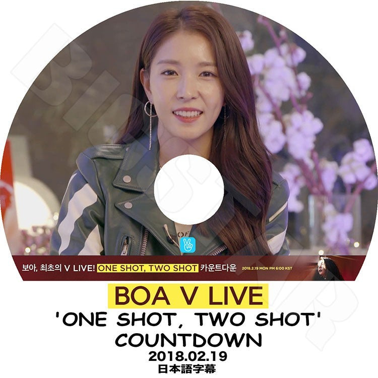 K-POP DVD/ BOA One Shot Two Shot COUNTDOWN V LIVE (2018.02.19)(日本語字幕あり)/BOA ボア KPOP DVD