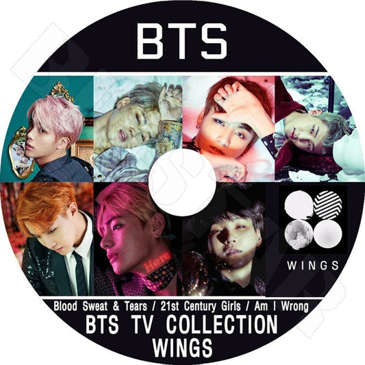 K-POP DVD/ 防弾 BTS Wings Album TV Collection★Blood Sweat & Tears Am I Wrong 21st Century Girls／防弾 バンタン ラップモンスター..