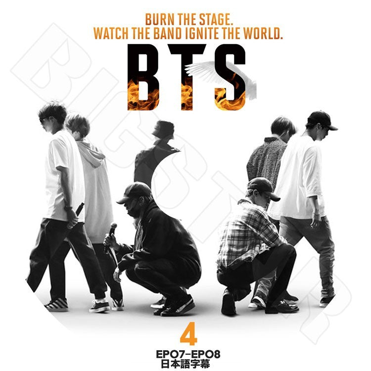K-POP DVD/ バンタン BURN THE STAGE ON BANGTAN TV #4 (EP7-8)(日本語字幕あり)/防弾 バンタン ラップモンスター シュガ ジン..