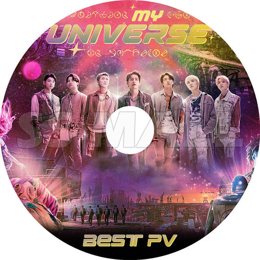 K-POP DVD/ バンタン 2021 BEST PV★MY UNIVERSE/ 防弾 バンタン ラップモンスター シュガ ジン ジェイホープ ジミン ブィ ジョングク