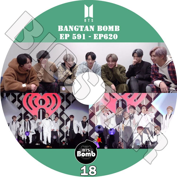 K-POP DVD/ バンタン BANGTAN BOMB 18 (EP591-EP620)(日本語字幕なし)/ 防弾 バンタン RM シュガ ジン ジェイホープ ジミン ブィ ジョングク