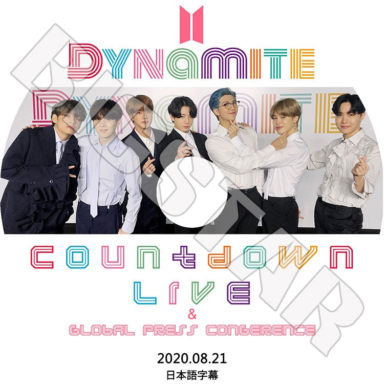 K-POP DVD/ バンタン Countdown Live & Global Press Congerence (2020.08.21)(日本語字幕あり)/ 防弾 ジン ジェイホープ ジミン ブィ ジョングク..