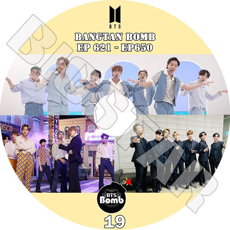 K-POP DVD/ バンタン BANGTAN BOMB 19 (EP621-EP650)(日本語字幕なし)/ 防弾 ラップモンスター シュガ ジン ジェイホープ ジミン ブィ ジョングク