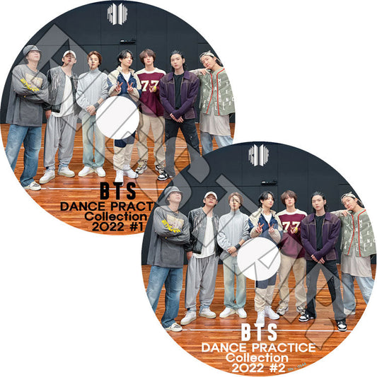 K-POP DVD/ バンタン 2022 Dance Practice Collection (2枚SET)★permission to dance Butter Dynamite ON Black Swan Boy With Luv Dionysus IDOL..