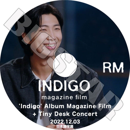 K-POP DVD/ バンタン RM INDIGO MAGAZINE FILM(2022.12.03)(日本語字幕あり)/ バンタン RM BANGTAN KPOP DVD